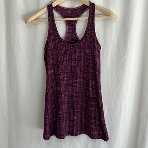 Lululemon Athletica Top Purple Long Stretchy Medium Racerback Soft Workout Yoga